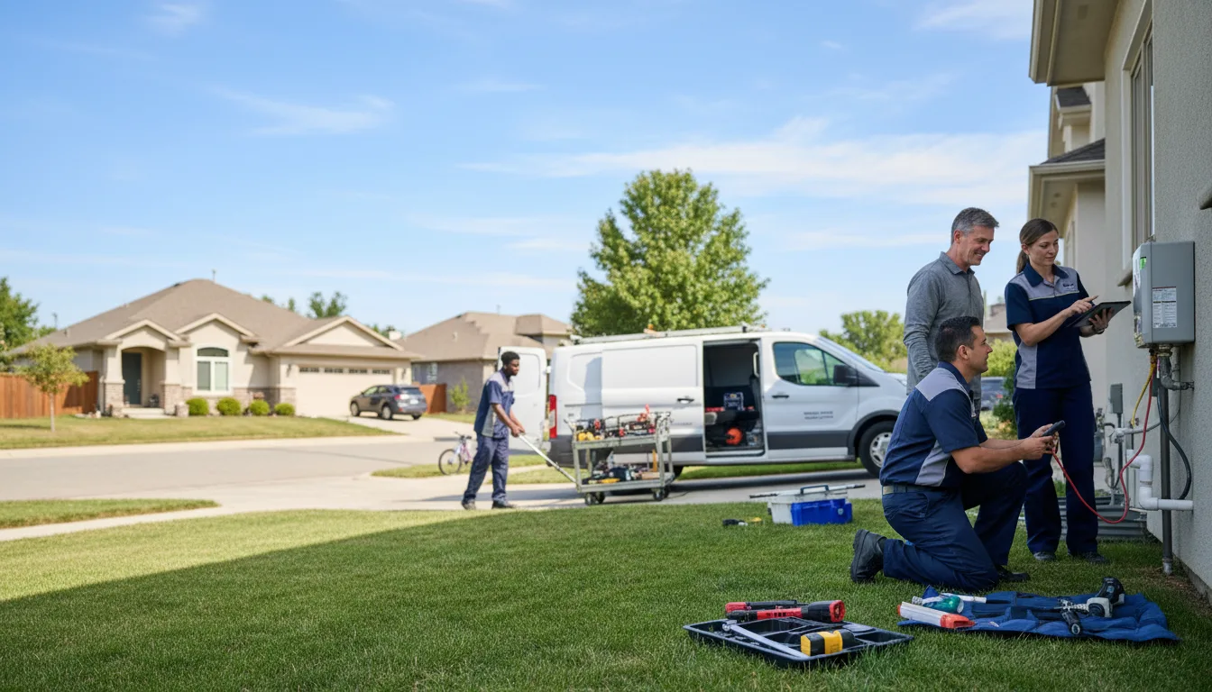 Tankless water heater service in Barker, NY